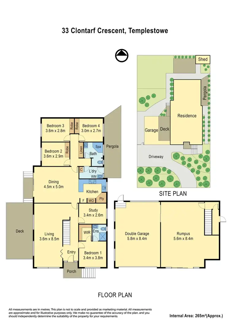 Floorplan of Homely house listing, 33 Clontarf Crescent, Templestowe VIC 3106