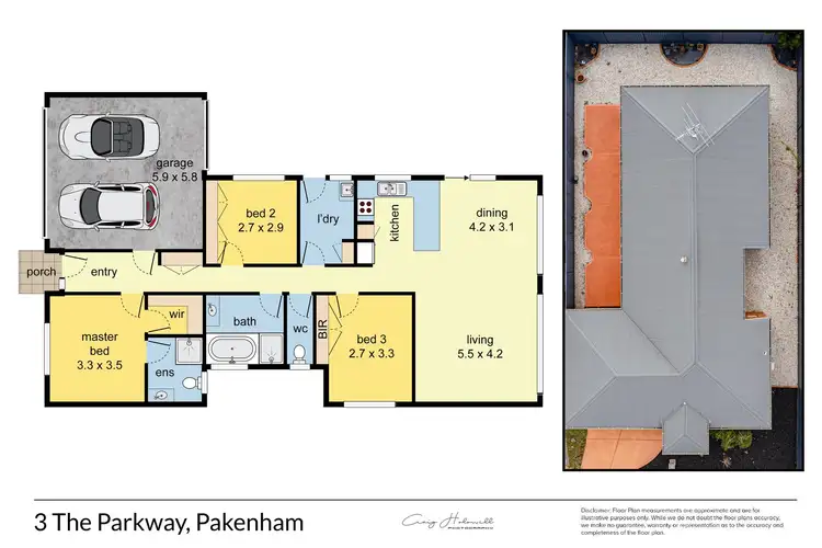 Floorplan of Homely house listing, 3 The Parkway, Pakenham VIC 3810