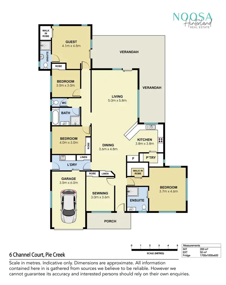 Floorplan of Homely house listing, 6 Channel Court, Pie Creek QLD 4570