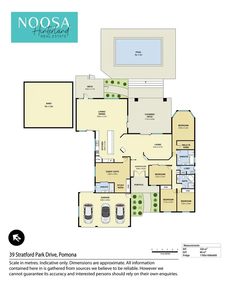Floorplan of Homely house listing, 39 Stratford Park Drive, Pomona QLD 4568