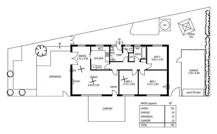 Floorplan of Homely house listing, 46 Fife Street, Klemzig SA 5087
