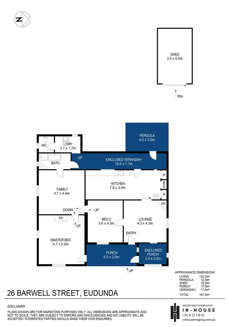 Floorplan of Homely house listing, 26 Barwell Street, Eudunda SA 5374