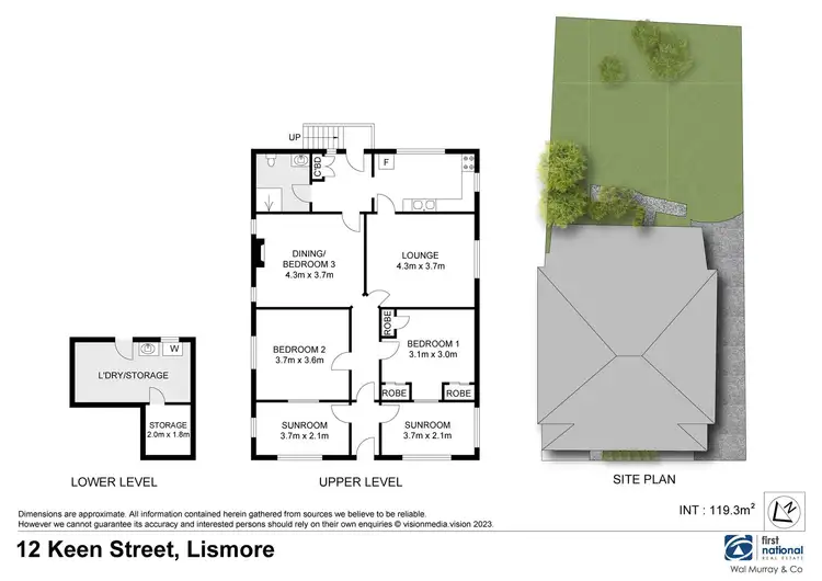 Floorplan of Homely house listing, 12 Keen Street, Lismore NSW 2480