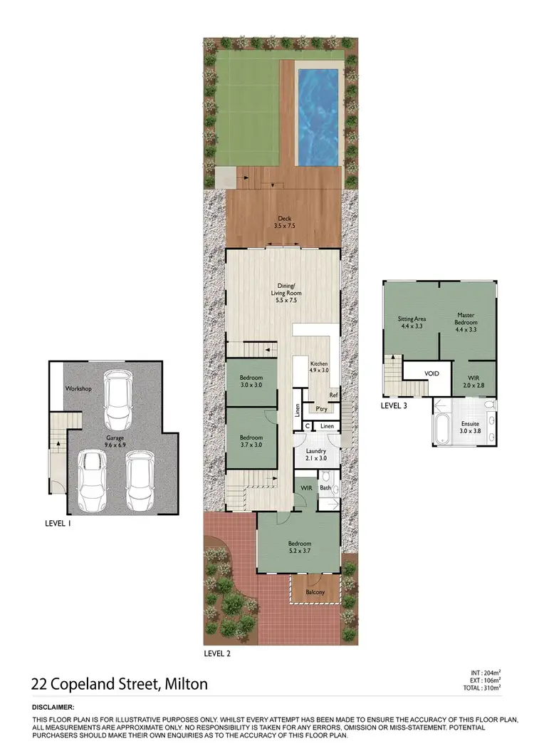 Floorplan of Homely house listing, 22 Copeland Street, Milton QLD 4064