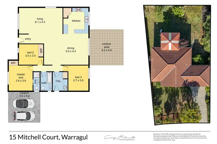 Floorplan of Homely house listing, 15 Mitchell Court, Warragul VIC 3820