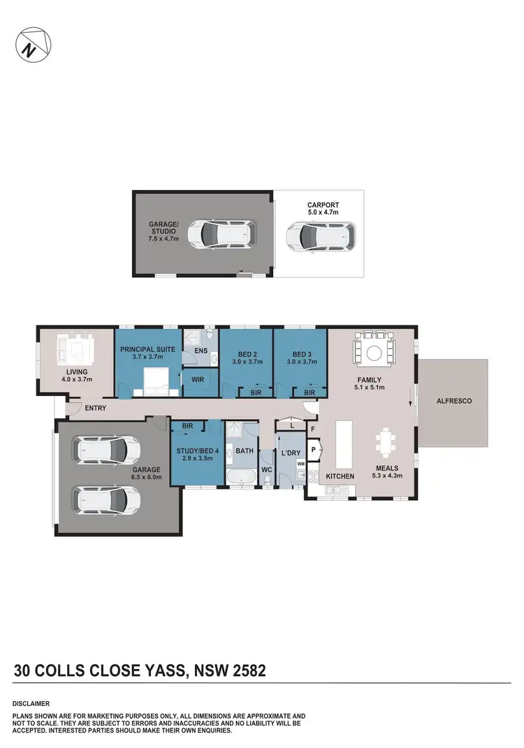 Floorplan of Homely house listing, 30 Colls Close, Yass NSW 2582
