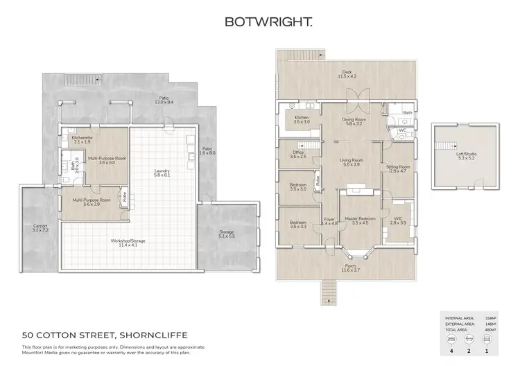 Floorplan of Homely house listing, 50 Cotton Street, Shorncliffe QLD 4017