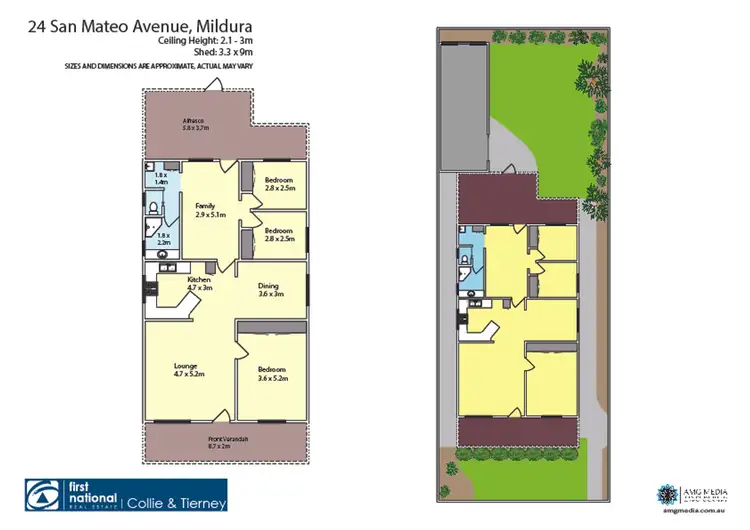 Floorplan of Homely house listing, 24 San Mateo Avenue, Mildura VIC 3500