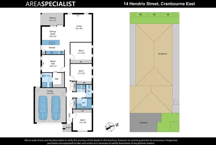 Floorplan of Homely house listing, 4 Hendrix Street, Cranbourne East VIC 3977