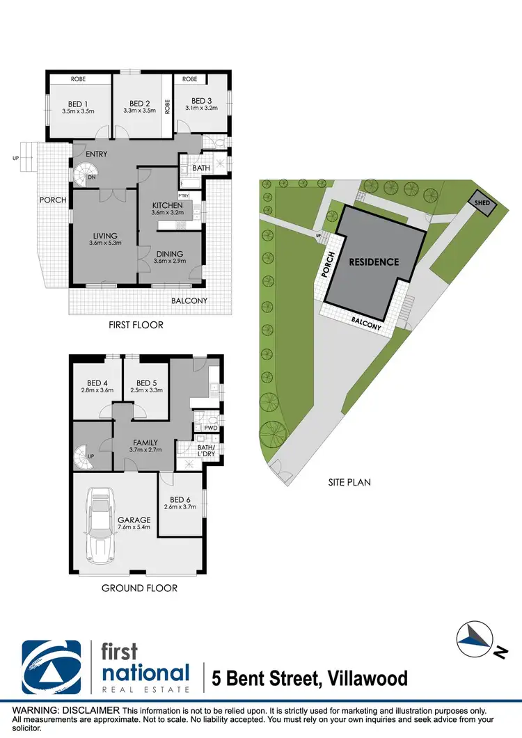 Floorplan of Homely house listing, 5 bent st, Villawood NSW 2163