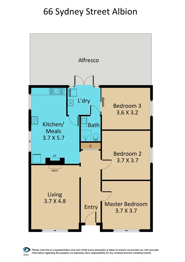 Floorplan of Homely house listing, 66 Sydney Street, Albion VIC 3020