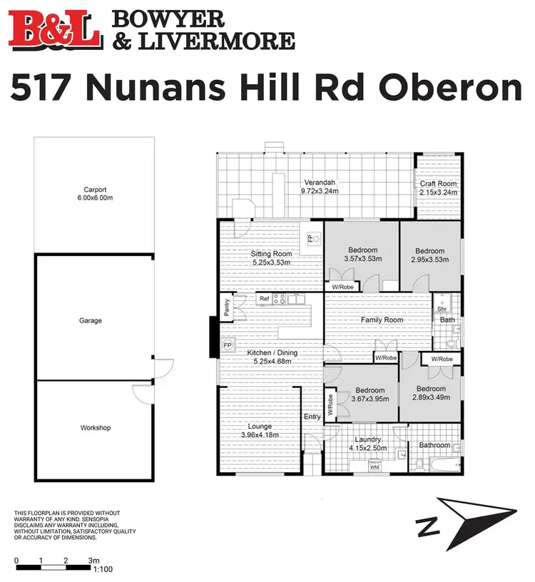 Floorplan of Homely rural property listing, 517 Nunans Hill Road Hazelgrove via, Oberon NSW 2787