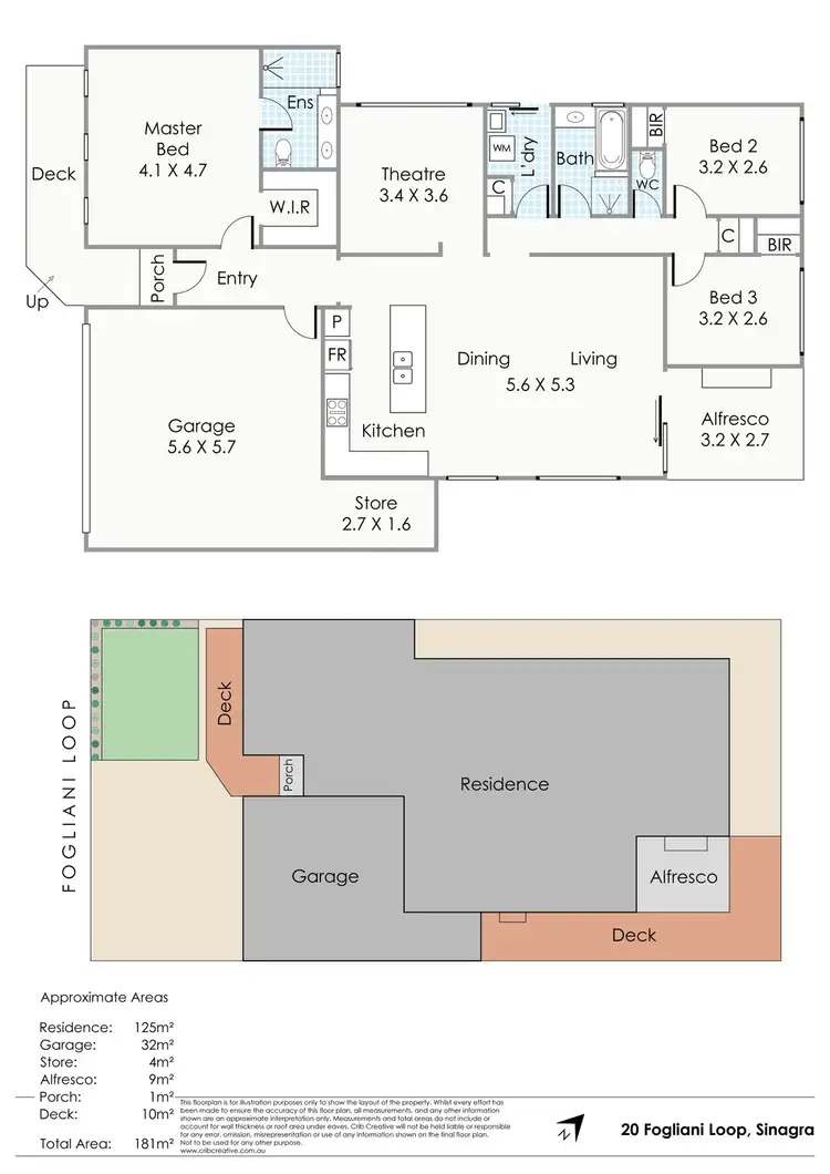 Floorplan of Homely house listing, 20 Fogliani Loop, Sinagra WA 6065
