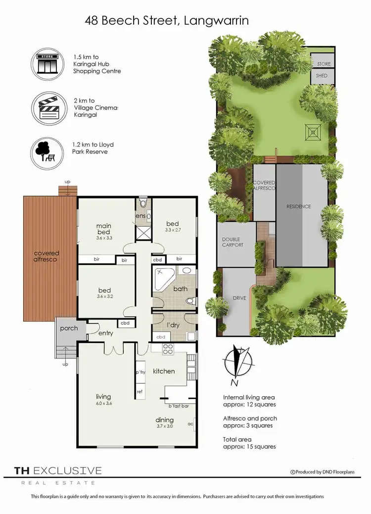 Floorplan of Homely house listing, 48 Beech Street, Langwarrin VIC 3910