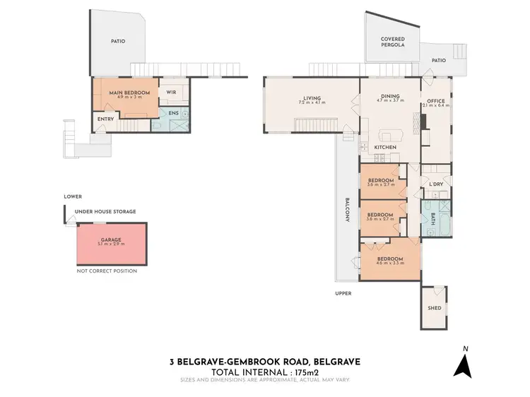 Floorplan of Homely house listing, 3 Belgrave-Gembrook Road, Belgrave VIC 3160