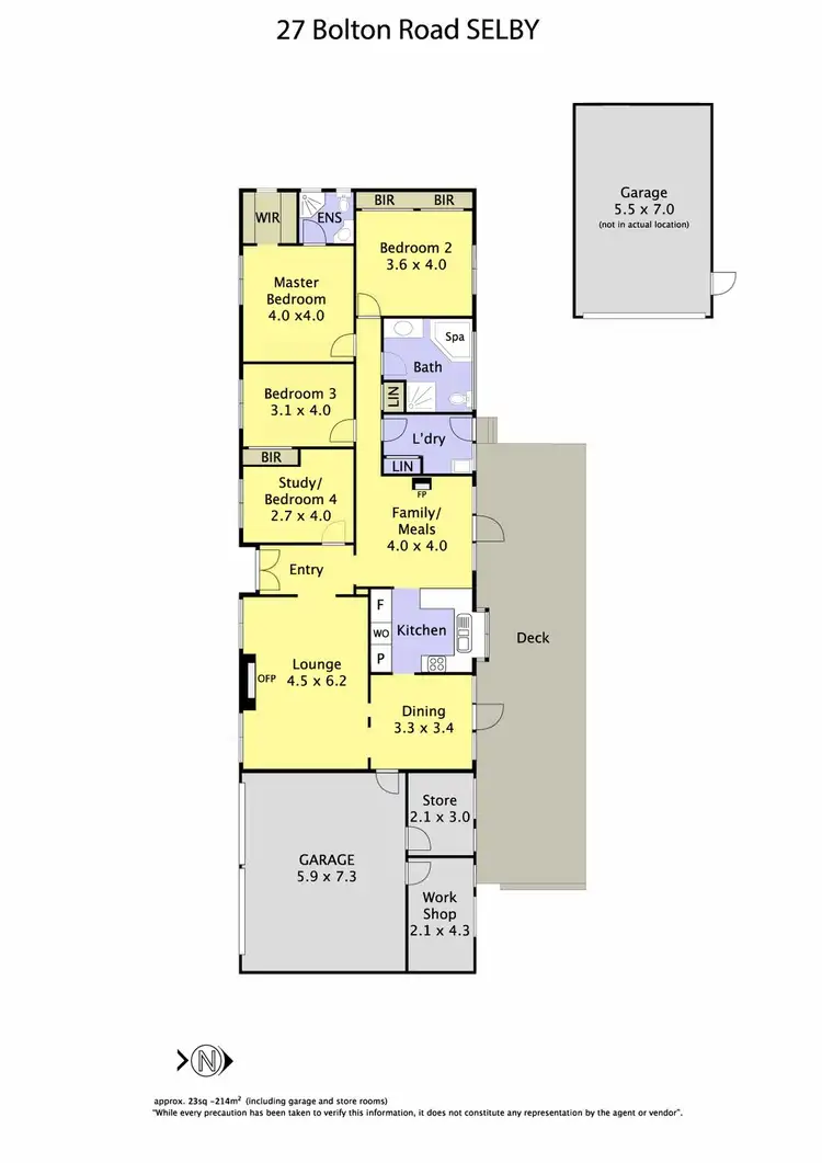 Floorplan of Homely house listing, 27 Bolton Road, Selby VIC 3159