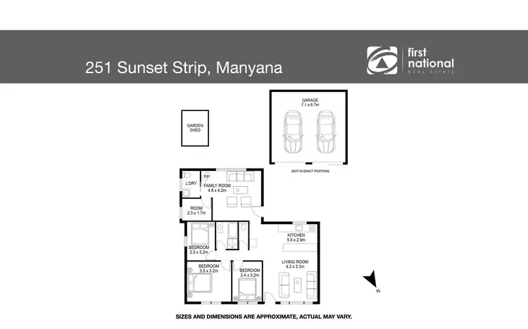 Floorplan of Homely house listing, 251 Sunset Strip, Manyana NSW 2539