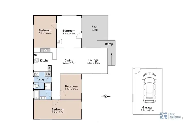 Floorplan of Homely house listing, 9 South Pacific Crescent, Ulladulla NSW 2539
