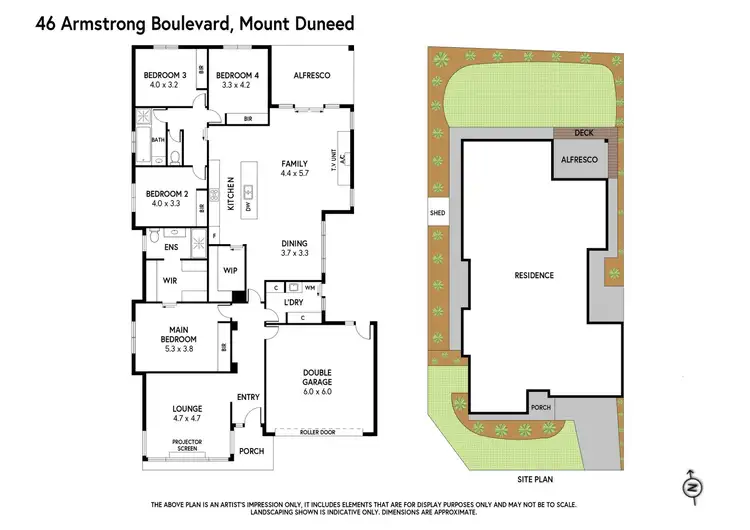 Floorplan of Homely house listing, 46 Armstrong Boulevard, Mount Duneed VIC 3217