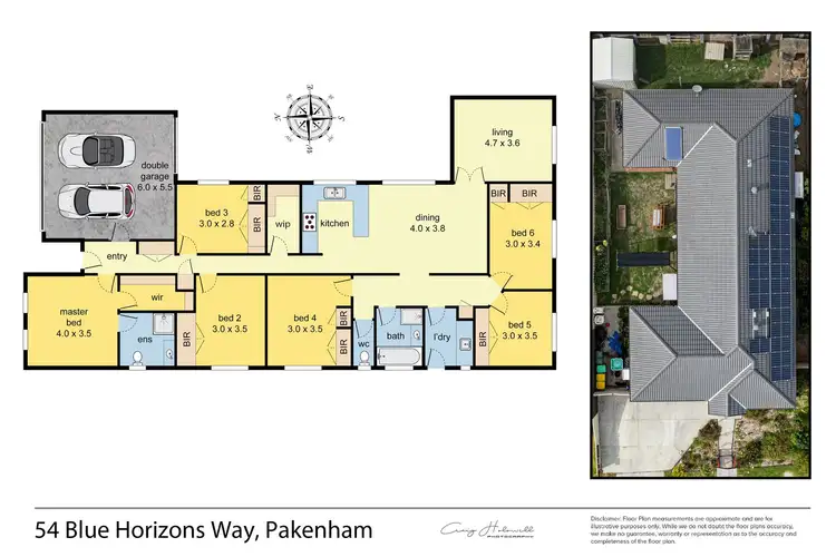 Floorplan of Homely house listing, 54 Blue Horizons Way, Pakenham VIC 3810