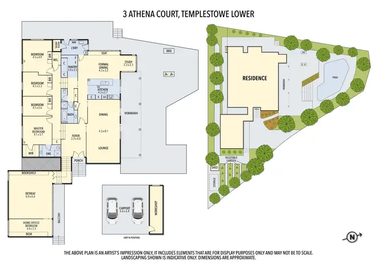 Floorplan of Homely house listing, 3 Athena Court, Templestowe Lower VIC 3107