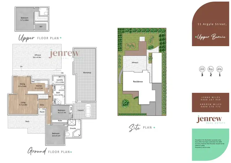 Floorplan of Homely house listing, 11 Argyle Street, Upper Burnie TAS 7320
