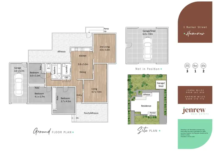 Floorplan of Homely house listing, 1 Barker Street, Havenview TAS 7320
