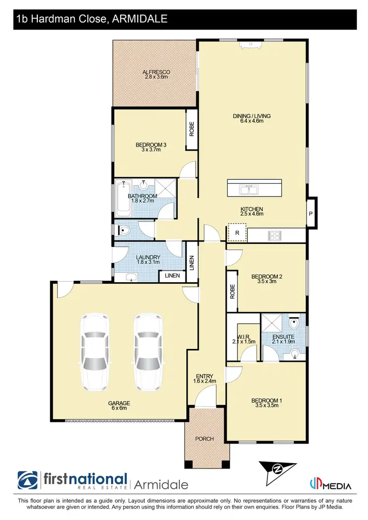 Floorplan of Homely house listing, 1B Hardman Close, Armidale NSW 2350
