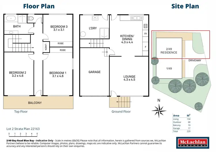 Floorplan of Homely townhouse listing, 2/49 Bay Road, The Entrance NSW 2261