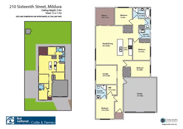 Floorplan of Homely house listing, 210 Sixteenth Street, Mildura VIC 3500