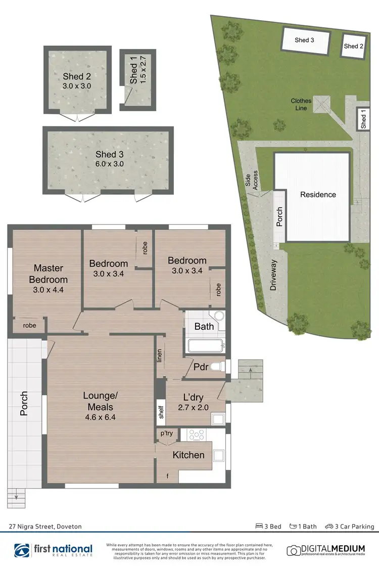 Floorplan of Homely house listing, 27 Nigra Street, Doveton VIC 3177