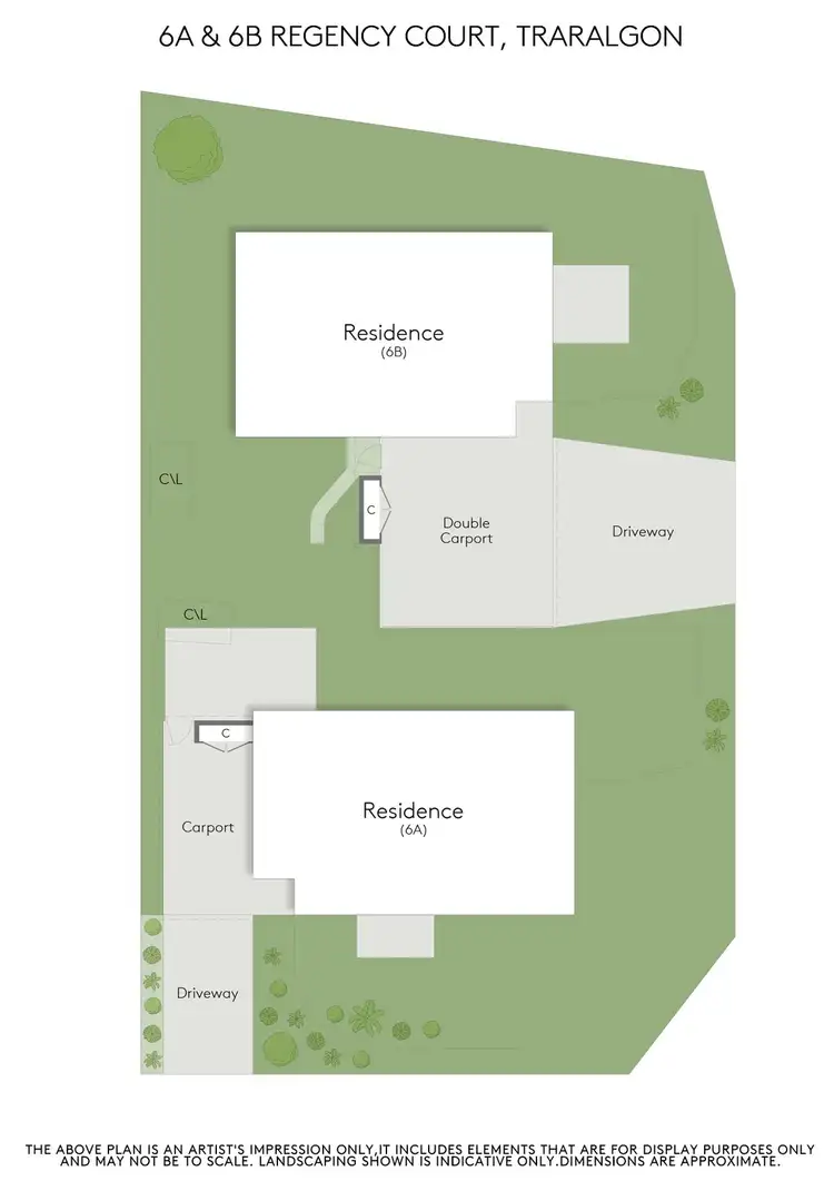 Floorplan of Homely block of units listing, 6 Regency Court, Traralgon VIC 3844