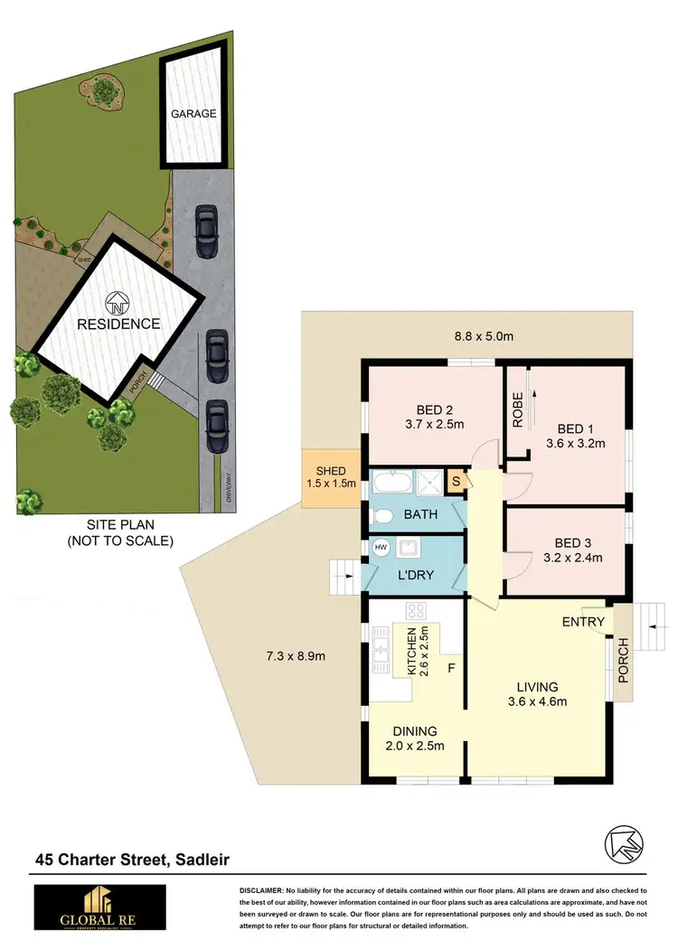 Floorplan of Homely house listing, 45 Charter Street, Sadleir NSW 2168
