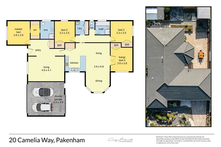 Floorplan of Homely house listing, 20 Camelia Way, Pakenham VIC 3810