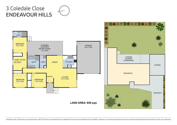 Floorplan of Homely house listing, 3 Coledale Close, Endeavour Hills VIC 3802