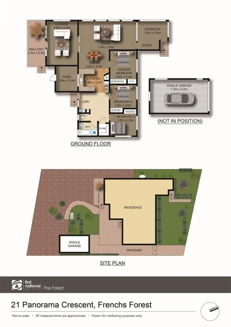 Floorplan of Homely house listing, 21 Panorama Crescent, Frenchs Forest NSW 2086