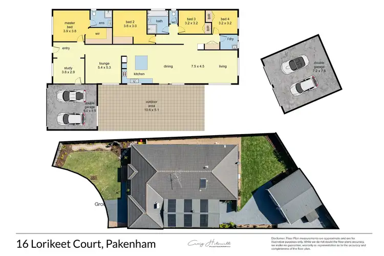 Floorplan of Homely house listing, 16 Lorikeet Court, Pakenham VIC 3810