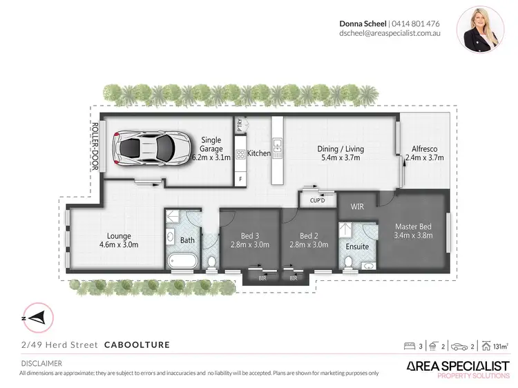 Floorplan of Homely semi-detached listing, 2/49 Herd Street, Caboolture QLD 4510