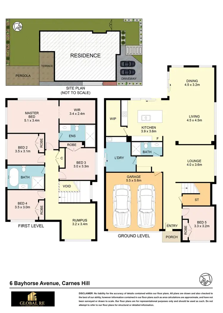 Floorplan of Homely house listing, 6 Bayhorse Ave, Carnes Hill NSW 2171