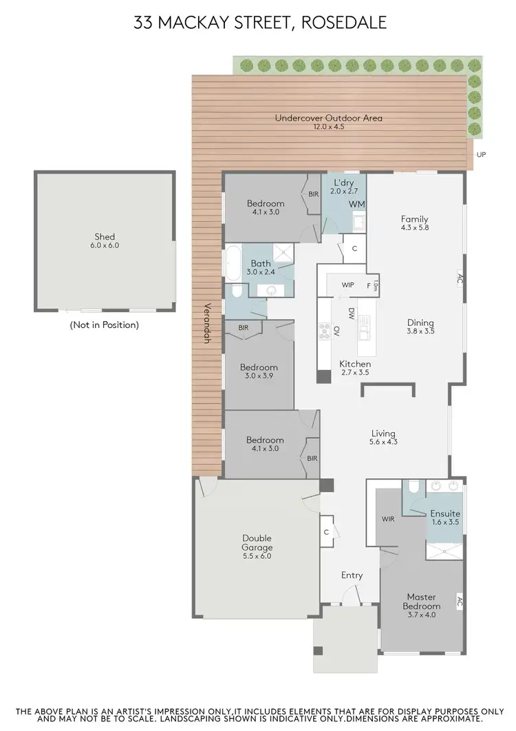 Floorplan of Homely house listing, 33 Mackay Street, Rosedale VIC 3847