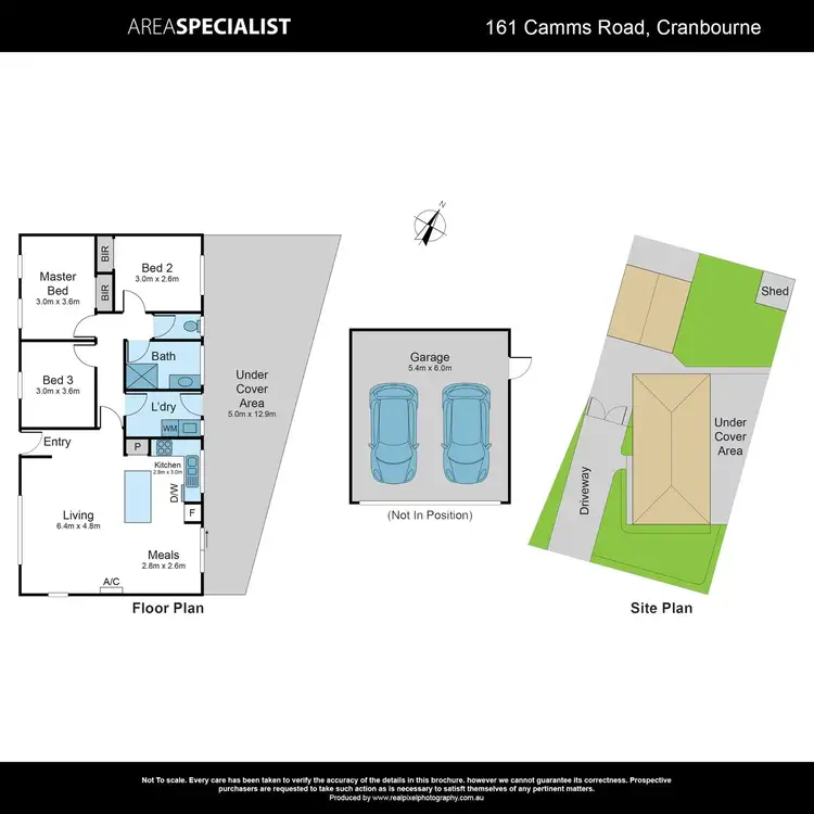 Floorplan of Homely house listing, 161 Camms Road, Cranbourne VIC 3977