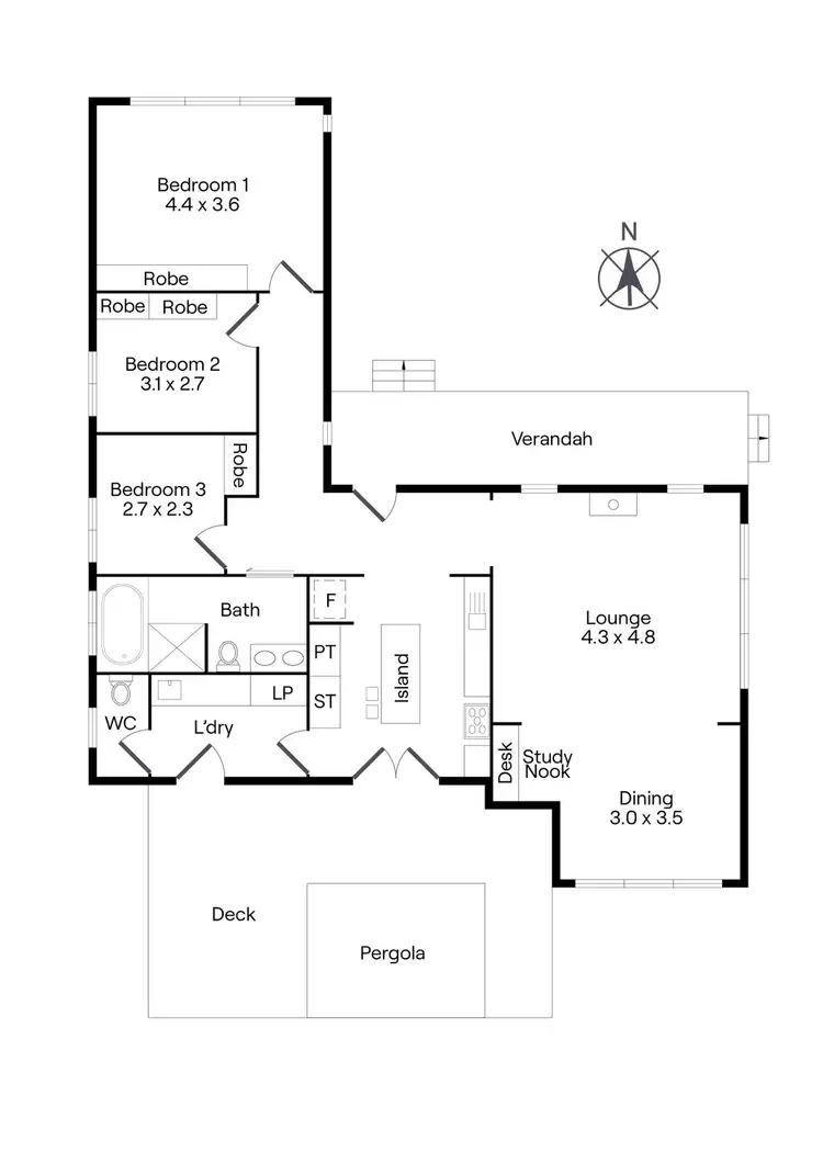 Floorplan of Homely house listing, 1909 Mount Macedon Road, Woodend VIC 3442