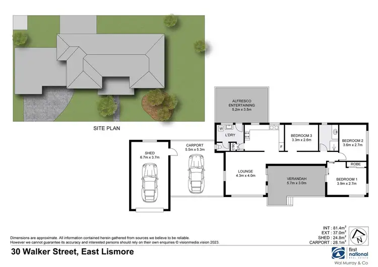 Floorplan of Homely house listing, 30 Walker Street, East Lismore NSW 2480