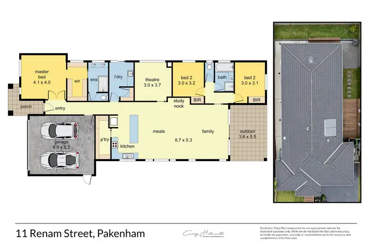 Floorplan of Homely house listing, 11 Renam Street, Pakenham VIC 3810