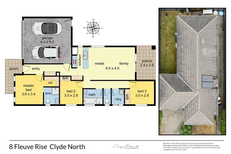 Floorplan of Homely house listing, 8 Fleuve Rise, Clyde North VIC 3978