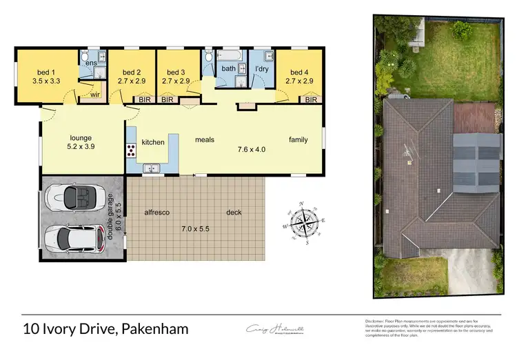 Floorplan of Homely house listing, 10 Ivory Drive, Pakenham VIC 3810