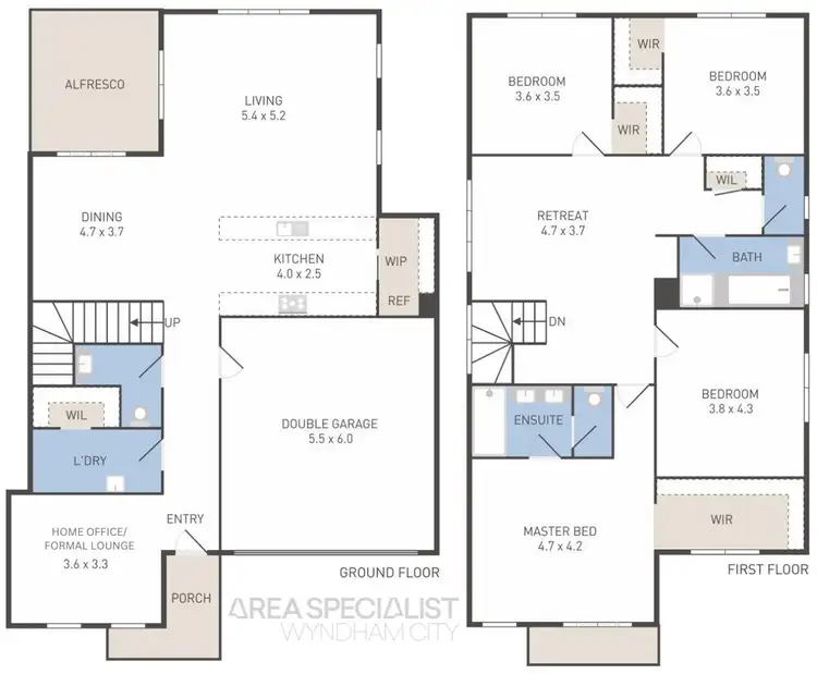Floorplan of Homely house listing, 17 Arkaba Way, Werribee VIC 3030