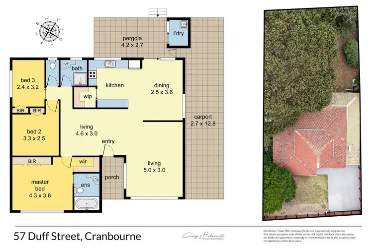 Floorplan of Homely house listing, 57 Duff Street, Cranbourne VIC 3977
