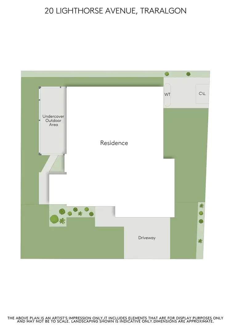 Floorplan of Homely townhouse listing, 20 Lighthorse Avenue, Traralgon VIC 3844
