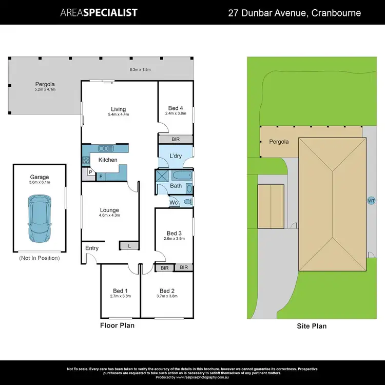Floorplan of Homely house listing, 27 Dunbar Avenue, Cranbourne VIC 3977